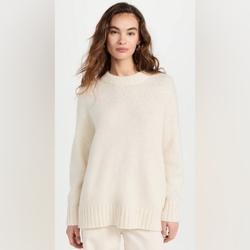 Jenni Kayne Alpaca Cocoon Crewneck - Ivory - XS - SOLD OUT